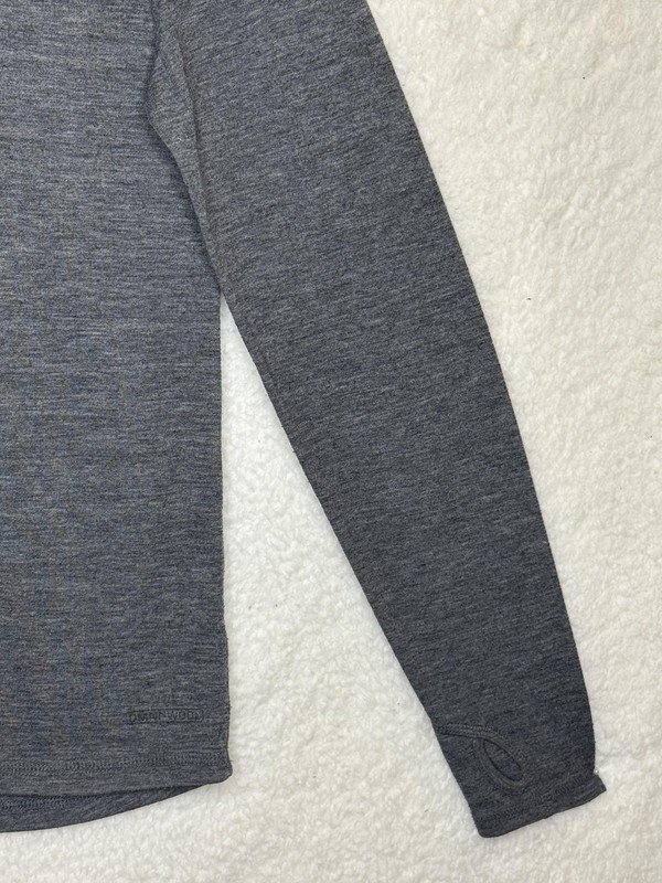 Omni Wool Pullover Mens Small Gray Quarter Zip Long Sleeve Merino Blend Outdoor gallery