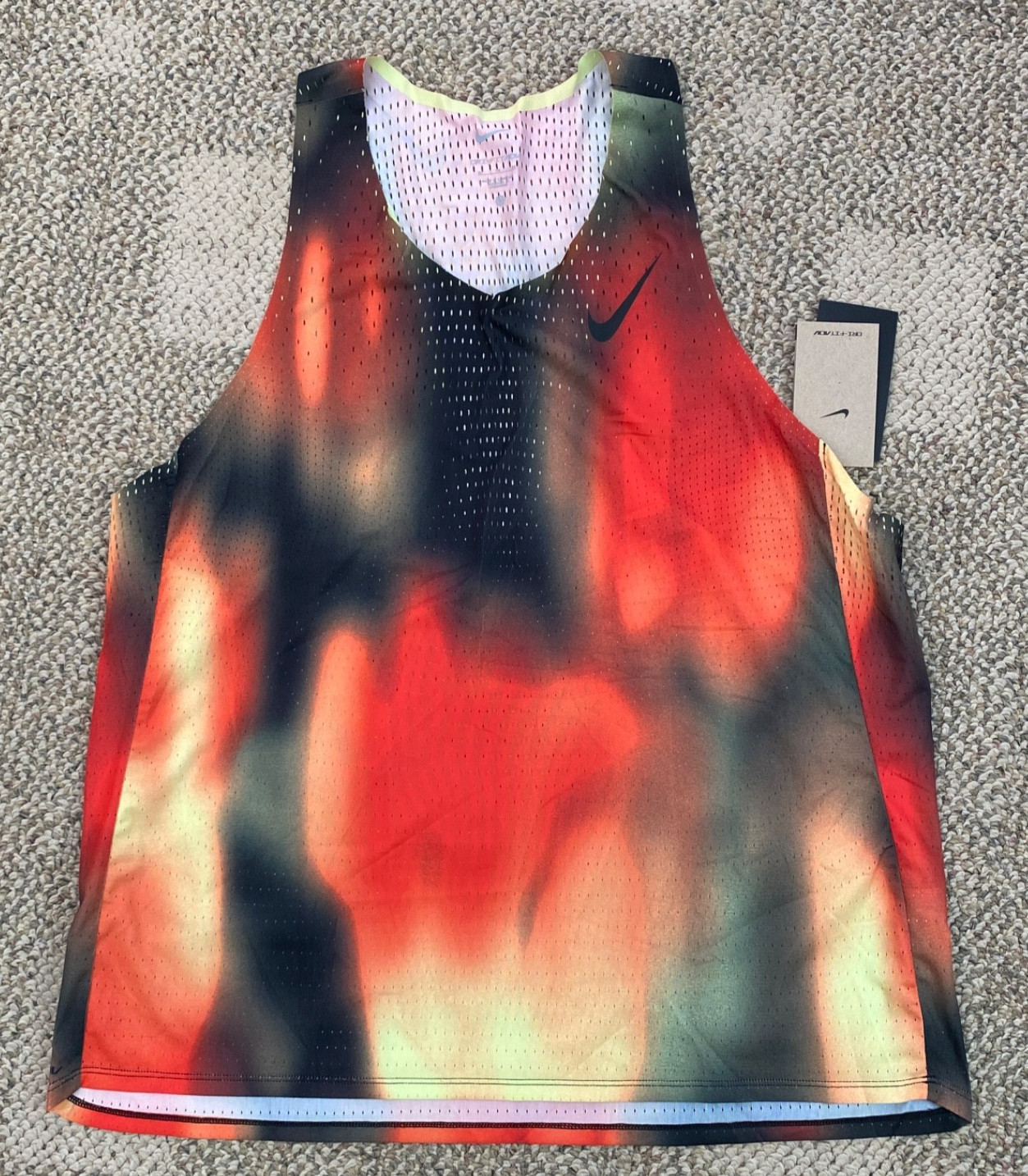 Nike Singlet Tank Top Shirt Dri-FIT Running Gym Workout HJ3380-736 Men's M gallery