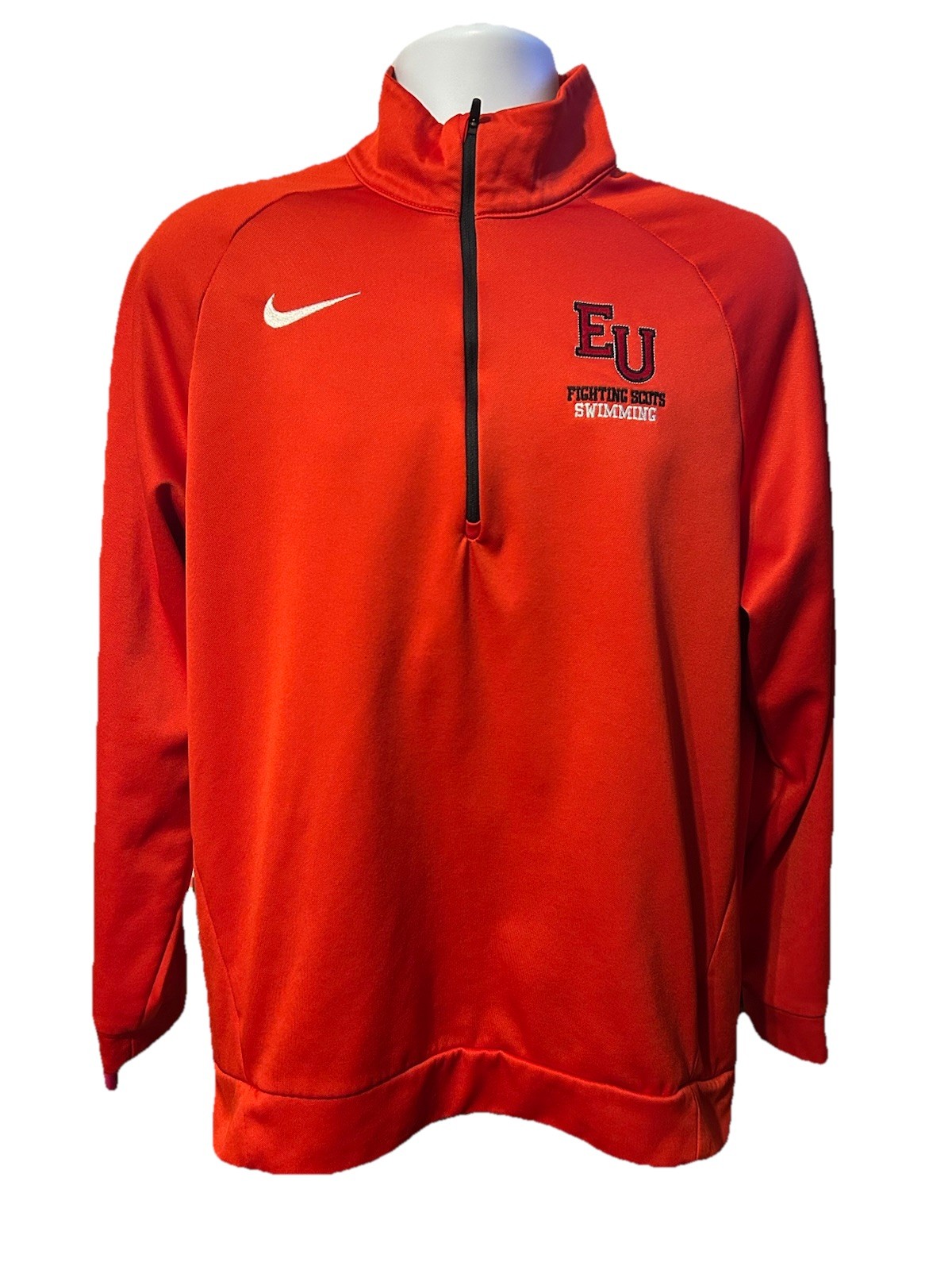 Edinboro University Fighting Scots Swimming Nike Pullover 3/4 Zip Adult Large gallery