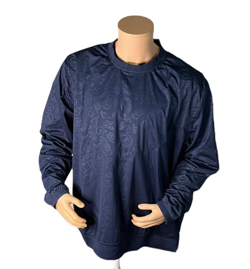 NWT Nike Shield Men's XL Golf Blue Crew Shirt CK3771-451 Water Resistant gallery