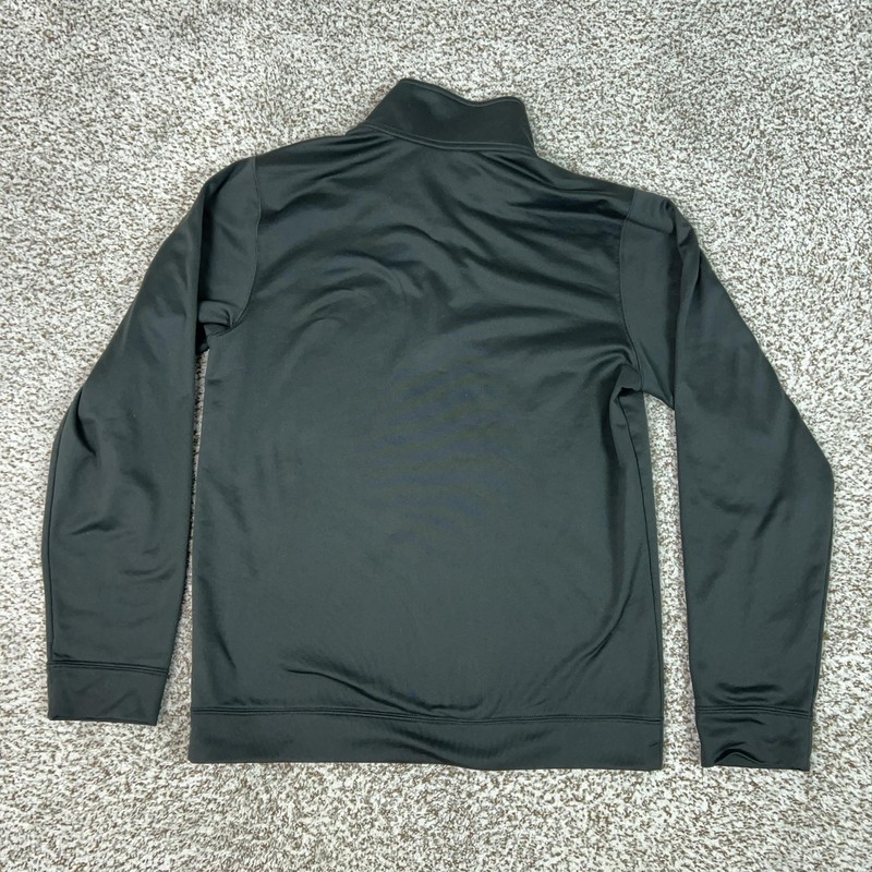 Nike Pullover Mens Medium Gray Dri-FIT 1/4 Zip Long Sleeve Athletic Running Gym gallery