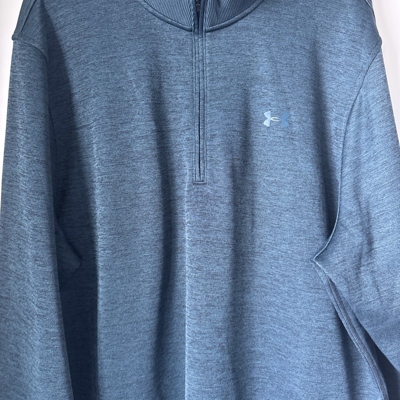 Under Armor - Men’s Quarter Zip - NWOT - 2XL - Teal - Medium Weight gallery