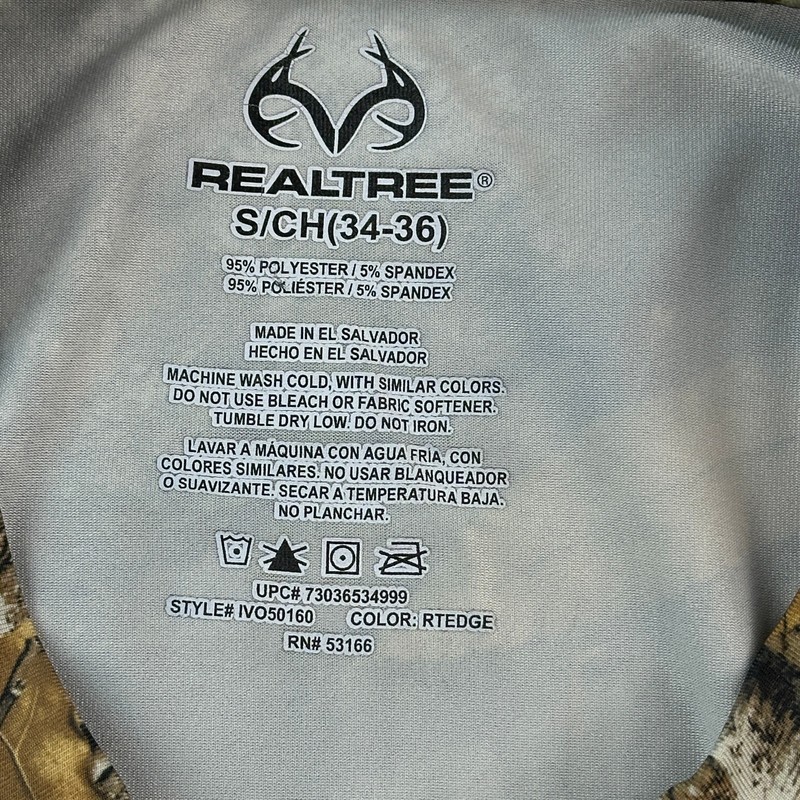 Realtree Shirt Mens Small Realtree Edge Performance Long Sleeve Hunting Outdoor gallery