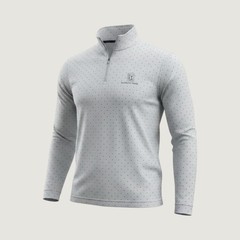 Under Armour Golf Mens Large Grey TPC Harding Park Quarter Zip Pullover Shirt