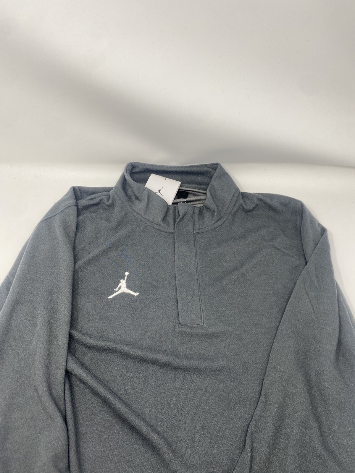 Jordan TEAM Mens Medium Dri-FIT Half-Zip Athletic Top Anthracite Gray DQ7913-060 gallery