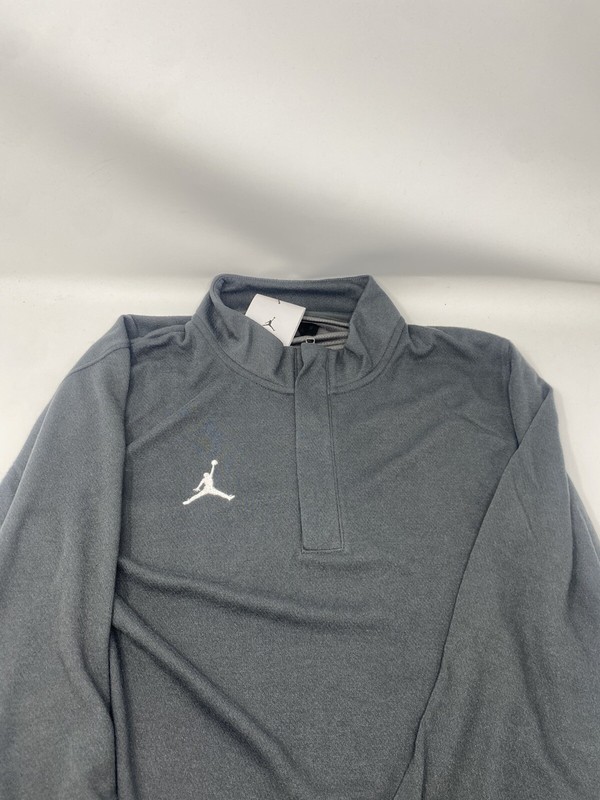 Jordan TEAM Mens Medium Dri-FIT Half-Zip Athletic Top Anthracite Gray DQ7913-060 gallery