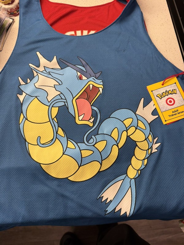 Pokémon x Target Adult Size Medium (M) Reversible Jersey Magikarp Gyarados gallery