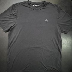 TravisMathew T-Shirt XL Black Activewear Logo Tee Performance Gym Golf