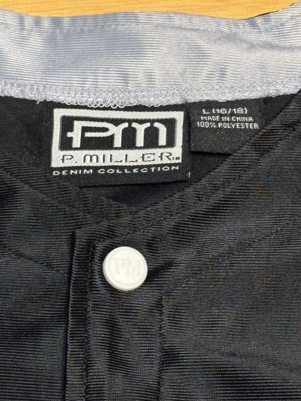 Master P. Miller Vintage Baseball Jersey Men's Large gallery