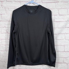 ASICS Athletic Shirt Black Size L Running Performance Top