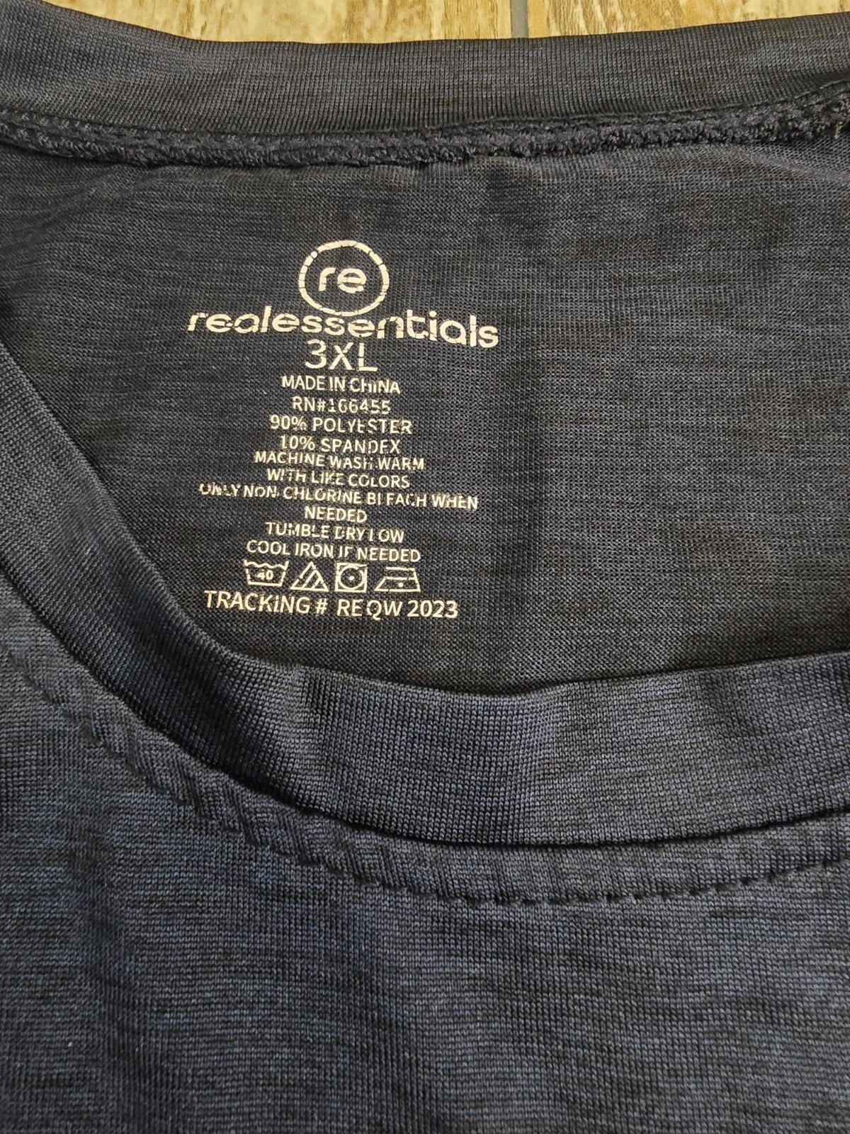 Real Essentials Mens 3XL Athletic T-Shirt Short Sleeve Performance Activewear gallery