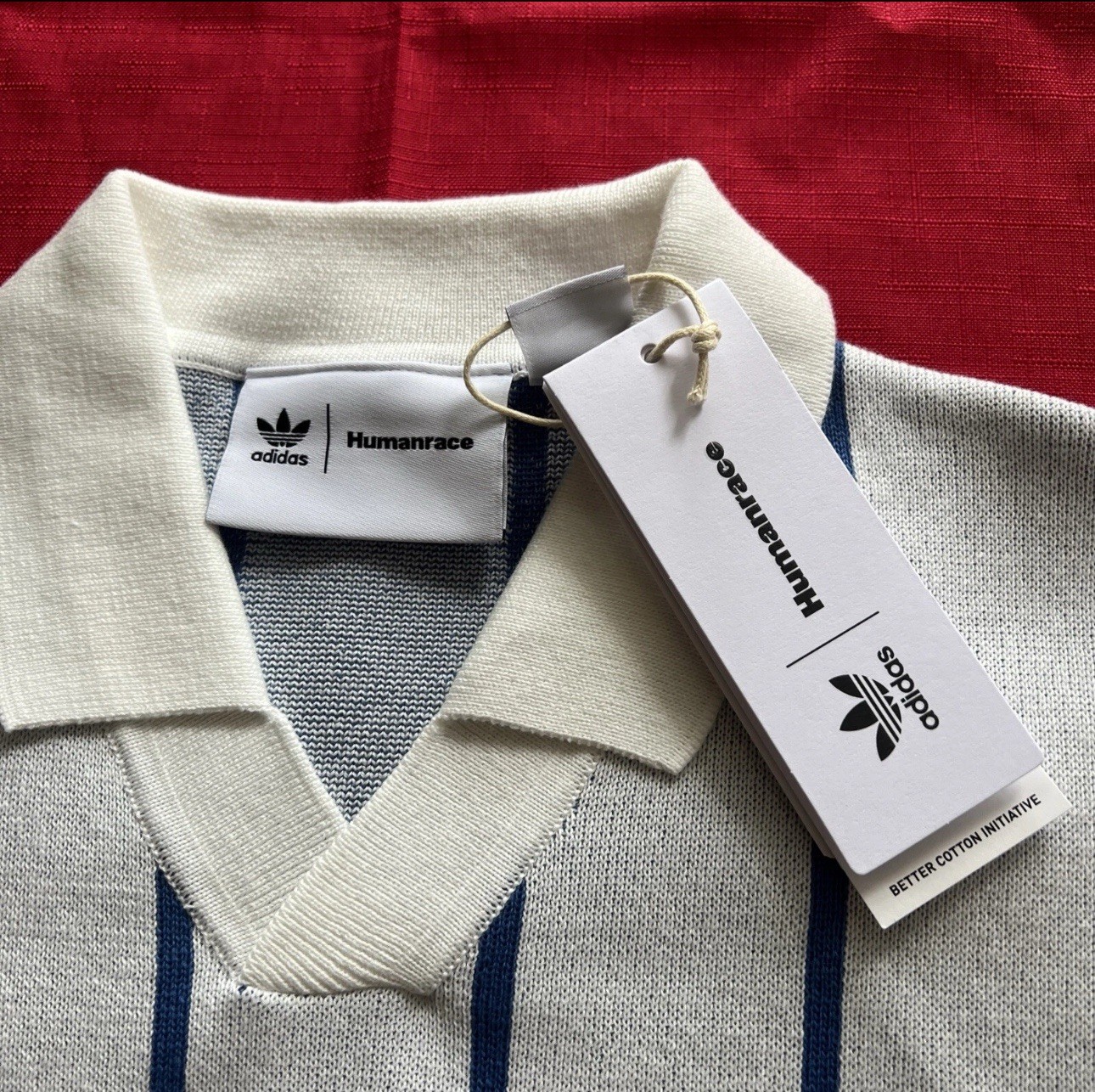 Adidas X Pharrell Williams Mens X-Small Humanrace Cloud White Knit Jersey HU1104 gallery