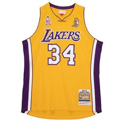 MITCHELL & NESS NBA AUTHENTIC JERSEY LA LAKERS 2001 SHAQUILLE O’NEAL