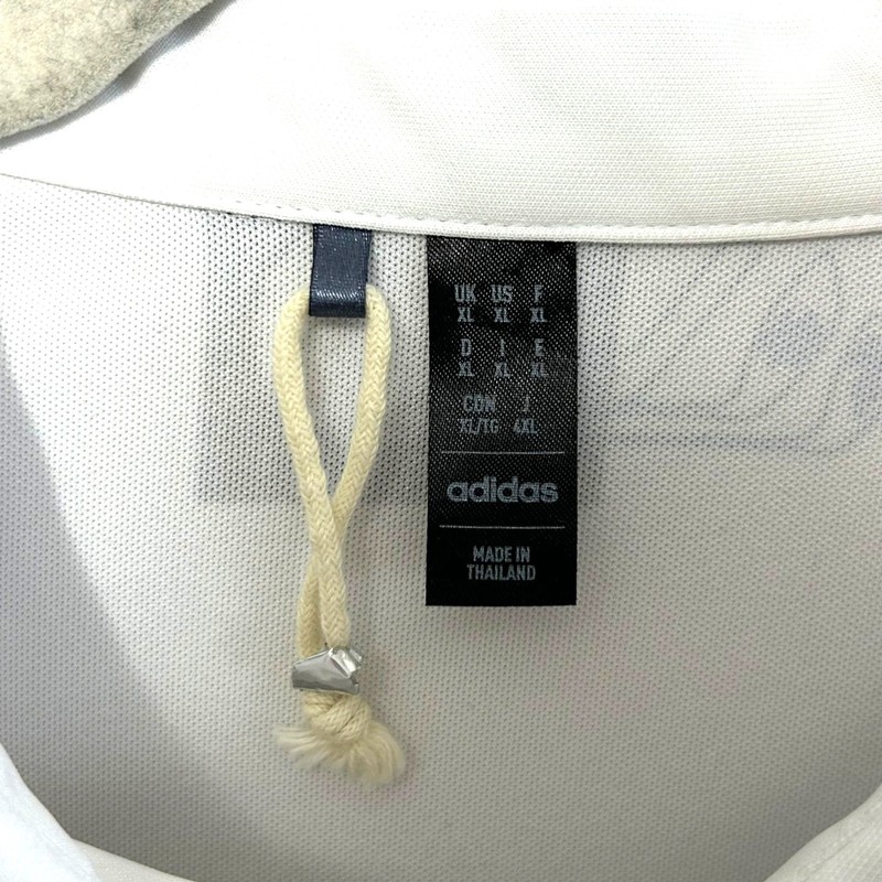 Adidas Core Allover Print Golf Polo Shirt NWOT Men's Sz XL White Lightweight gallery