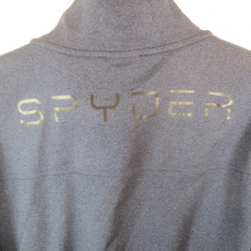 Spyder Active 1/4 Zip Pullover Shirt Mens Large Dust Navy Heather Gym Training gallery