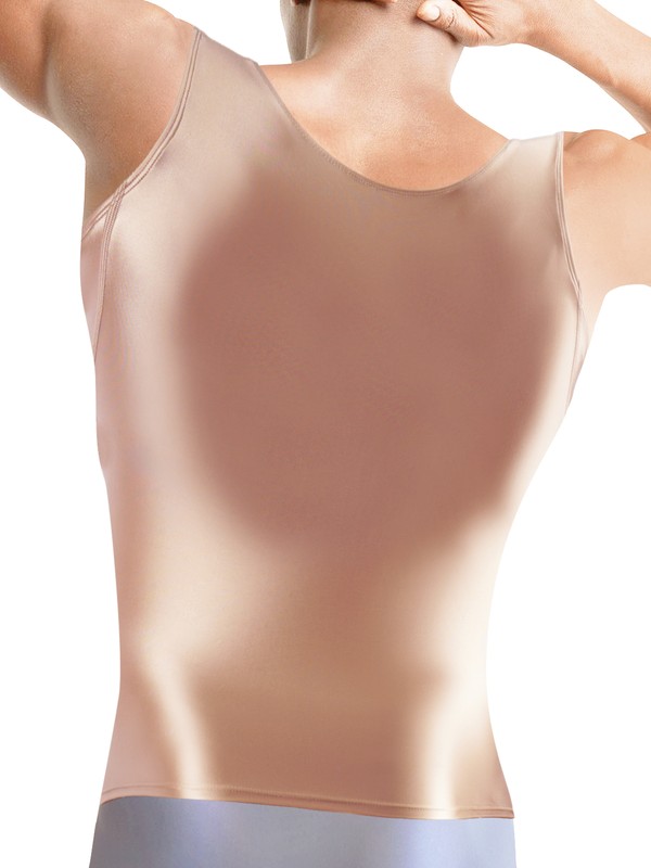 Men Oil Glossy Activewear Tops Quick Dry Stretch Fitness Vest Sleeveless T-shirt gallery