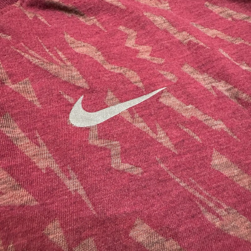 Nike Shirt Mens Extra Large Red Dri Fit Lightning Bolt Running Active gallery