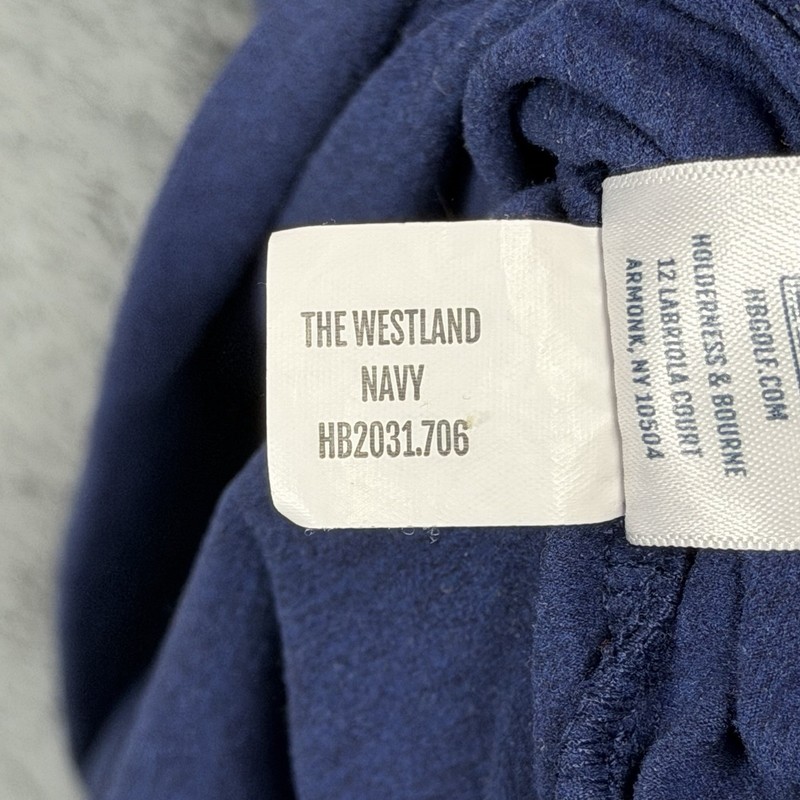 Holderness Bourne Westland Pullover Men XL Blue 1/4 Zip Golf Performance Stretch gallery