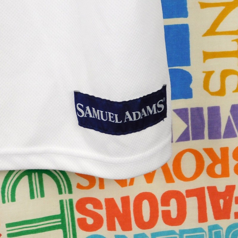Samuel Adams Beer Basketball Jersey Size Adult L Stitched Red White Blue 84 gallery