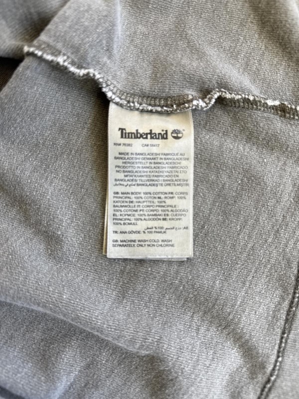 Timberland x American Eagle Pocket Tee Green Washed Size L gallery