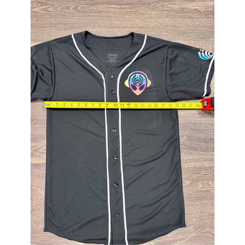 Bassnectar Rainbow Alien Baseball Jersey EDM Rave Festival Shirt Adult S gallery