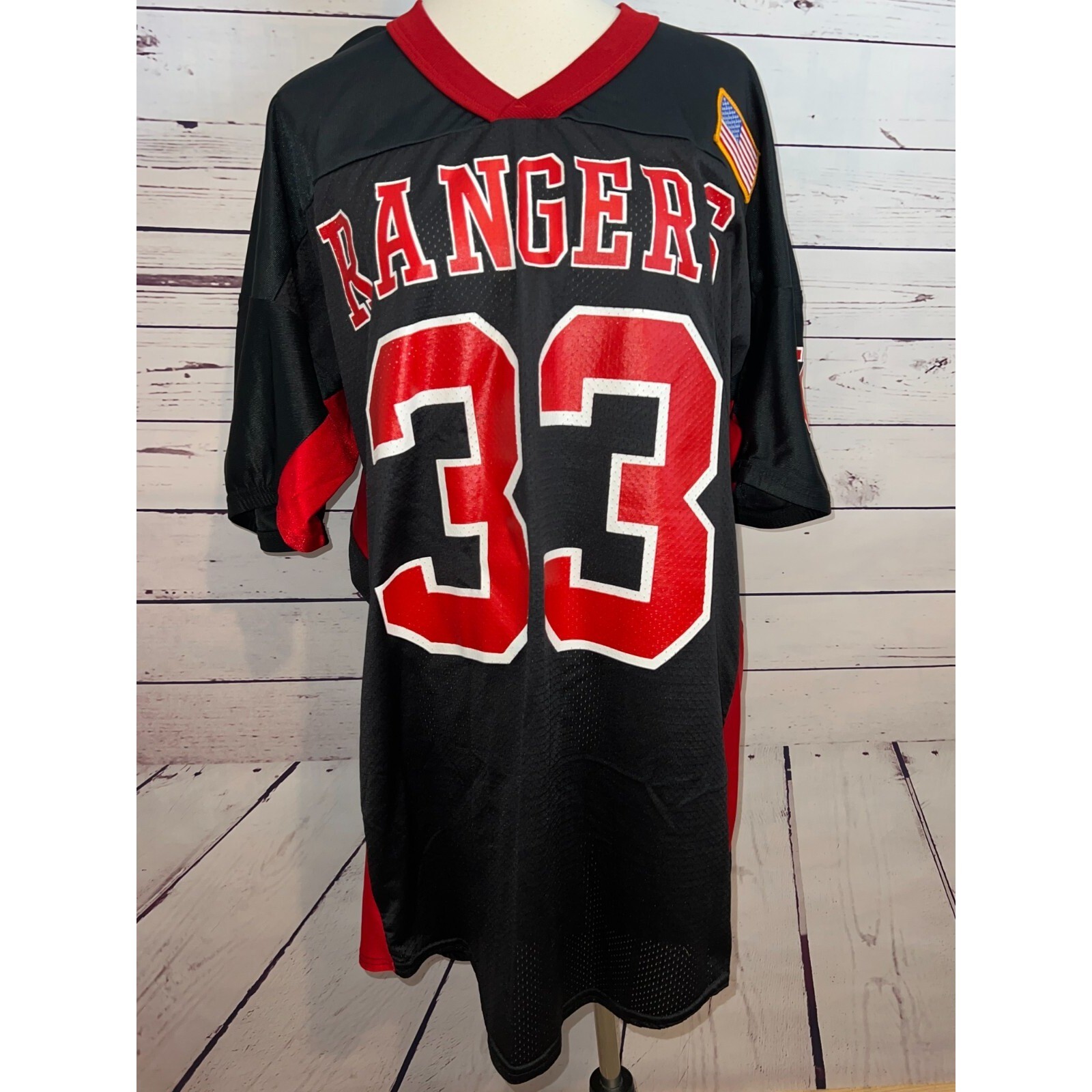 Delong New York Rangers Hockey Jersey XL Extra Large #33 33 USA Vintage Nylon gallery