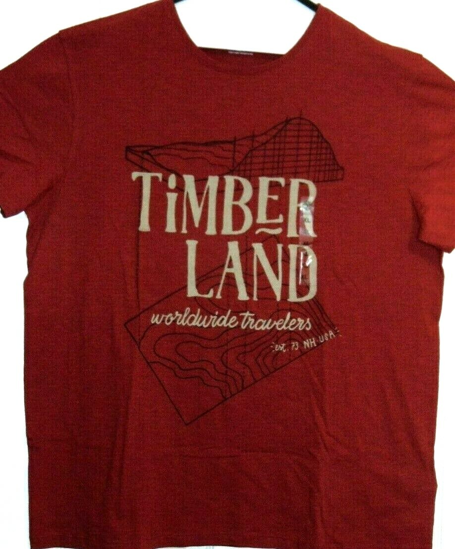 Men's Timberland Traveler Logo T-Shirt Multi Size: X Large gallery