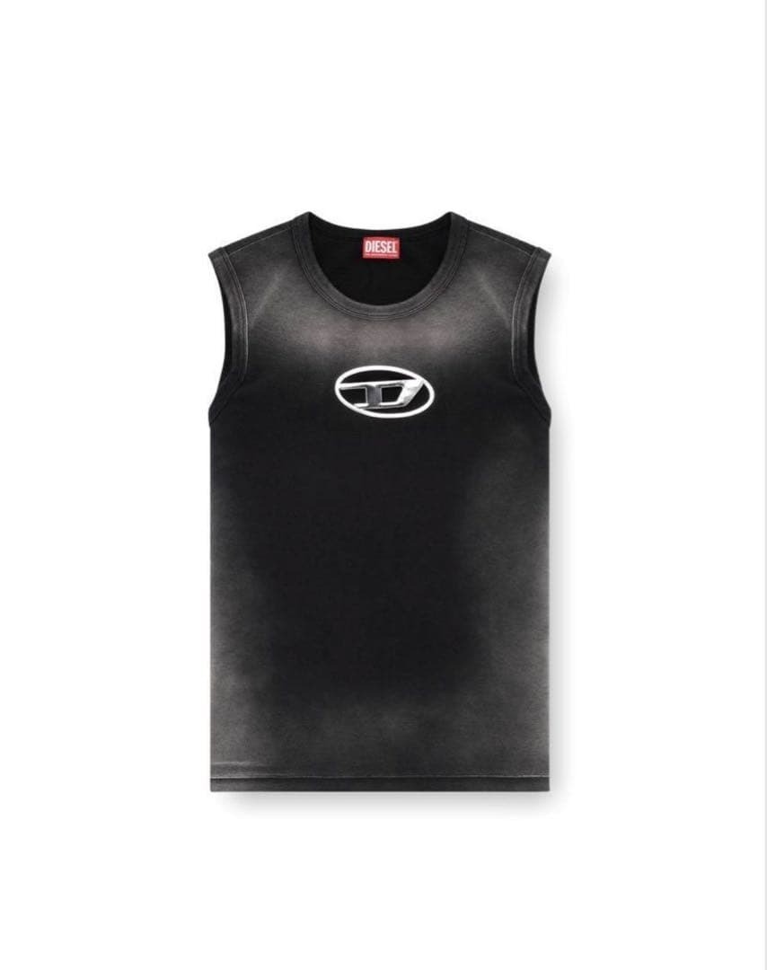 DIESEL A13601 Men Black T-BRICO faded tank top Size: XL NEW gallery