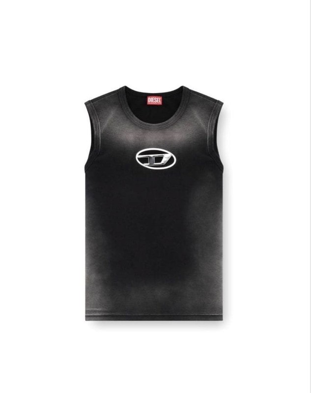 DIESEL A13601 Men Black T-BRICO faded tank top Size: XL NEW gallery
