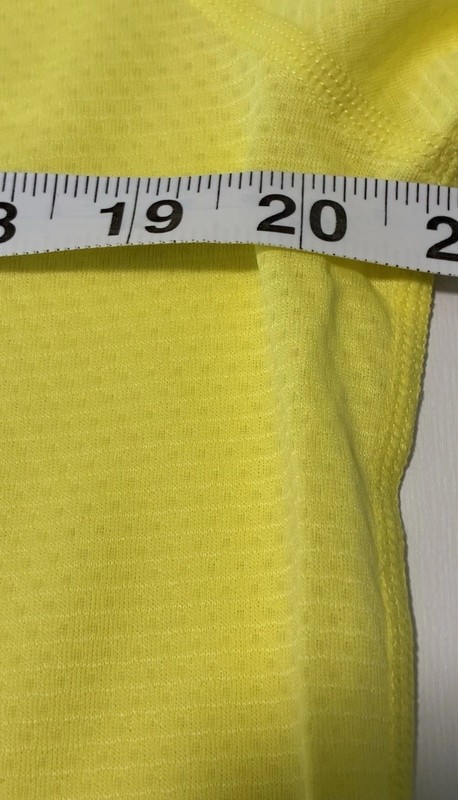 NWT Terramar Sports Men's Medium Neon Yellow Helix Performance Mesh Tee gallery