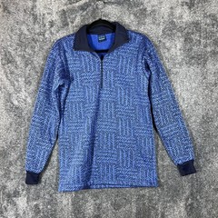 Vintage Patagonia Capilene Pullover Mens Medium Blue 1/4 Zip Fleece Made USA 90s
