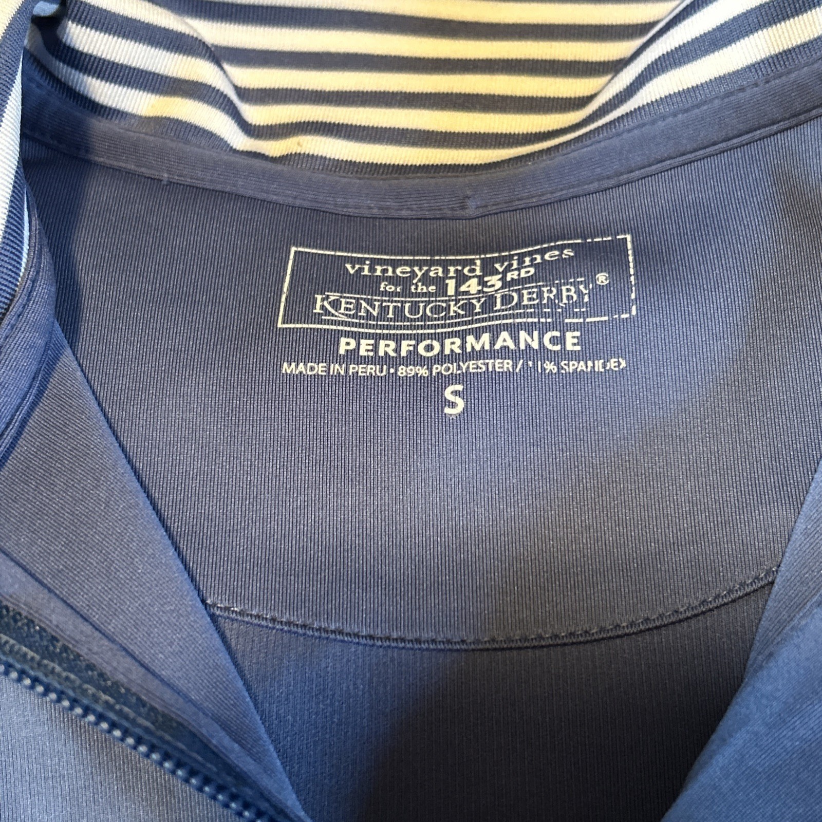 vineyard vines performance 1/4 zip Small Kentucky Derby gallery