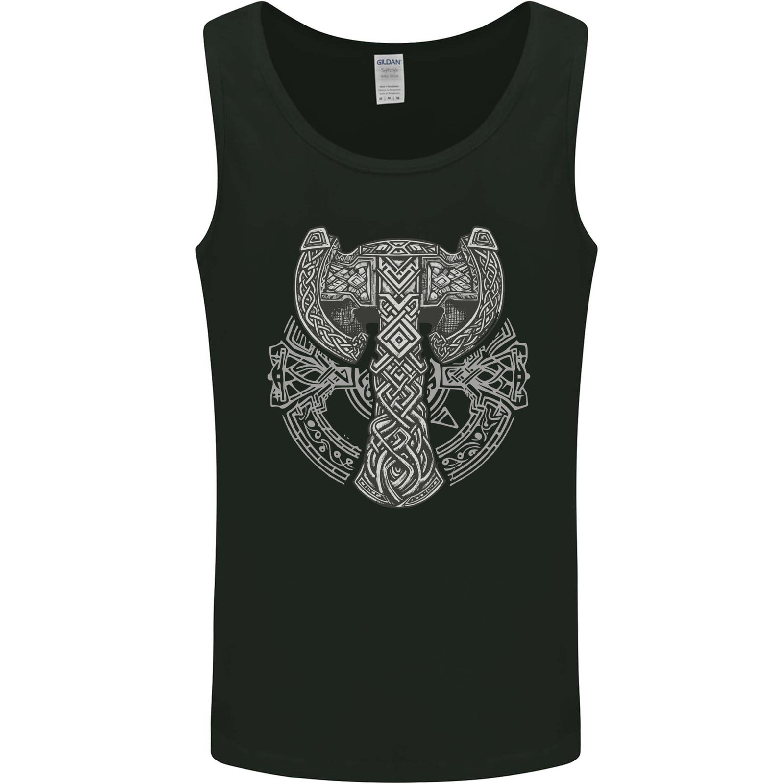 Thor Hammer Viking Symbols Odin Valhalla Mens Vest Tank Top gallery