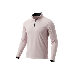 Greyson Clothiers Mens Quarter Zip Pullover Light Pink Golf Performance Top L