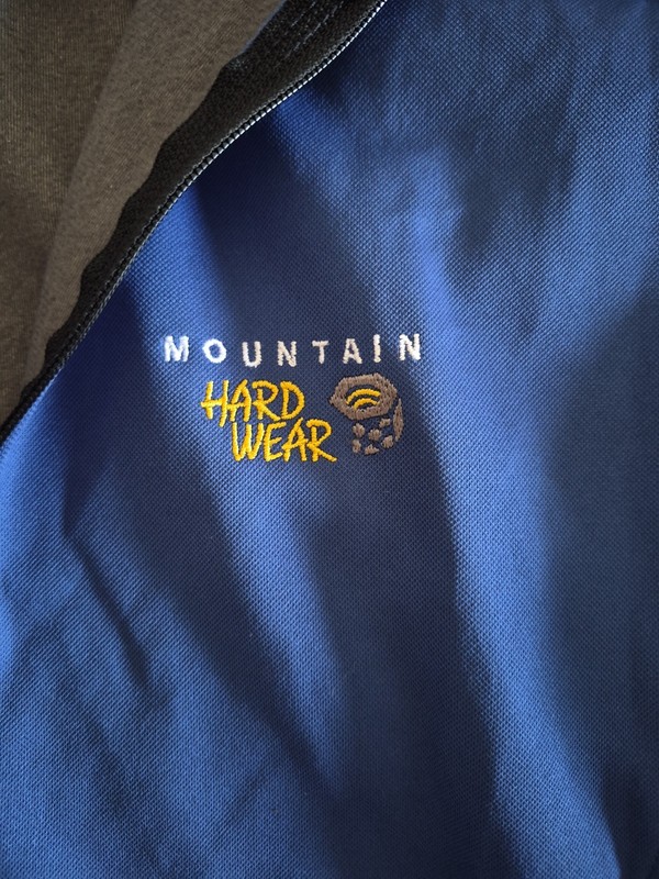 Mountain Hardwear Pullover Mens Large Blue GORE WINDSTOPPER USA 1/4 Zip Hiking gallery