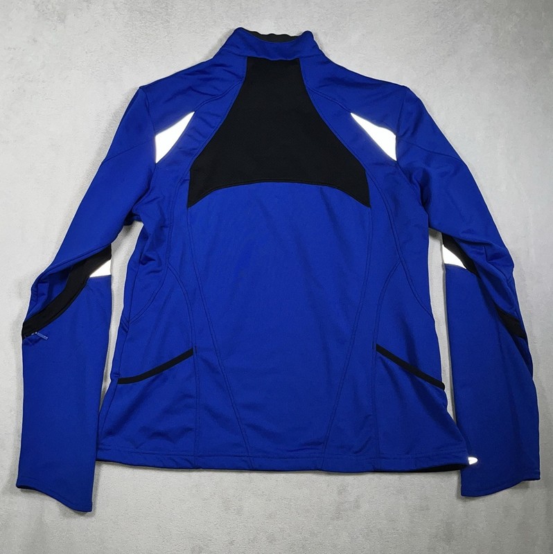 Brooks Running Pullover Equilibrium 1/4 Zip Men M Xstatic Arm Pocket Reflective gallery