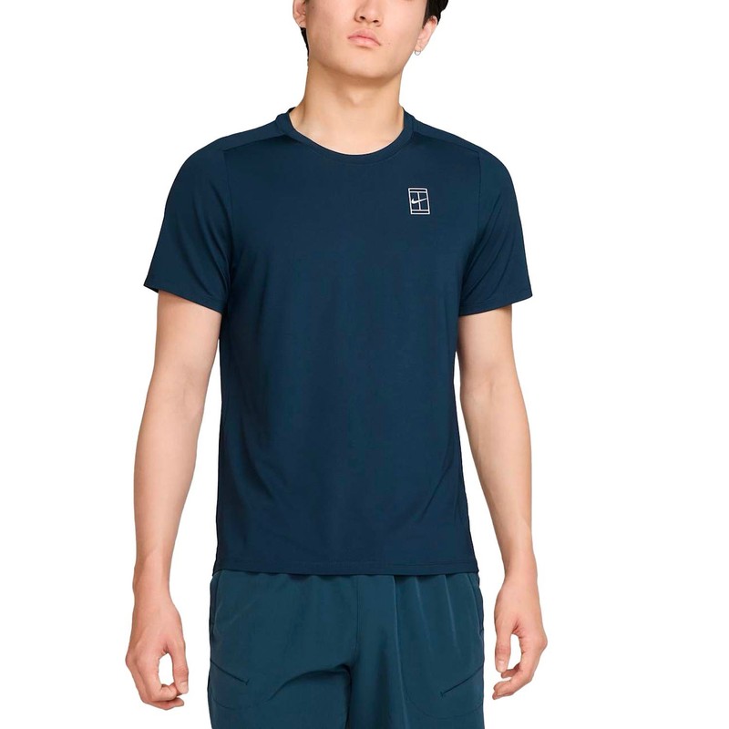 Nike Court Dri-Fit Advantage Tennis Shirt (Blue) MEDIUM Men’s FZ6910-478 gallery