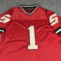 Vintage Snap-On Tools Racing Jersey Red Mesh Football Shirt Mens 2XL Gorpcore #1