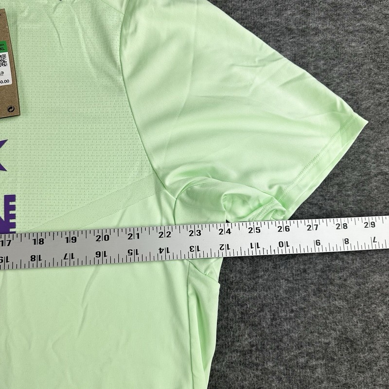 Nike Chicago Marathon Dri Fit Running Shirt Mens XL Green Mint Performance 2024 gallery