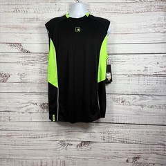 AND1 Tank Mens Size Medium Black Green Basketball Performance Sleeveless