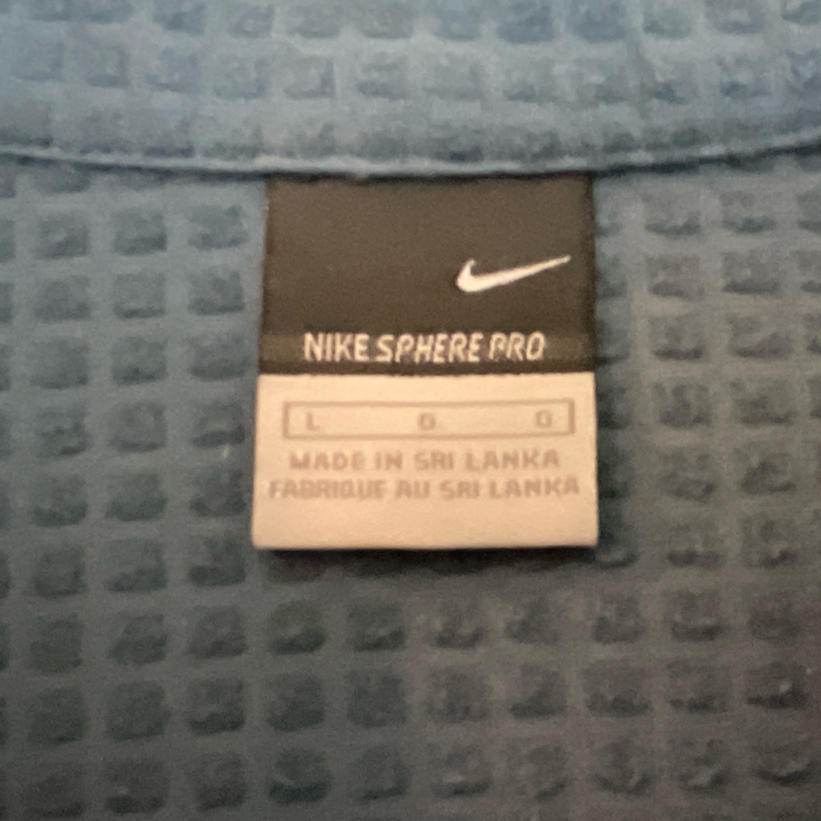 Nike Sphere Pro Men’s L Blue/Black Colorblock 1/4 Zip Mock Neck Jacket gallery