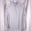 Tasc Performance Pullover Mens XL Gray 1/4 Zip Mock Neck Activewear Tagless gallery