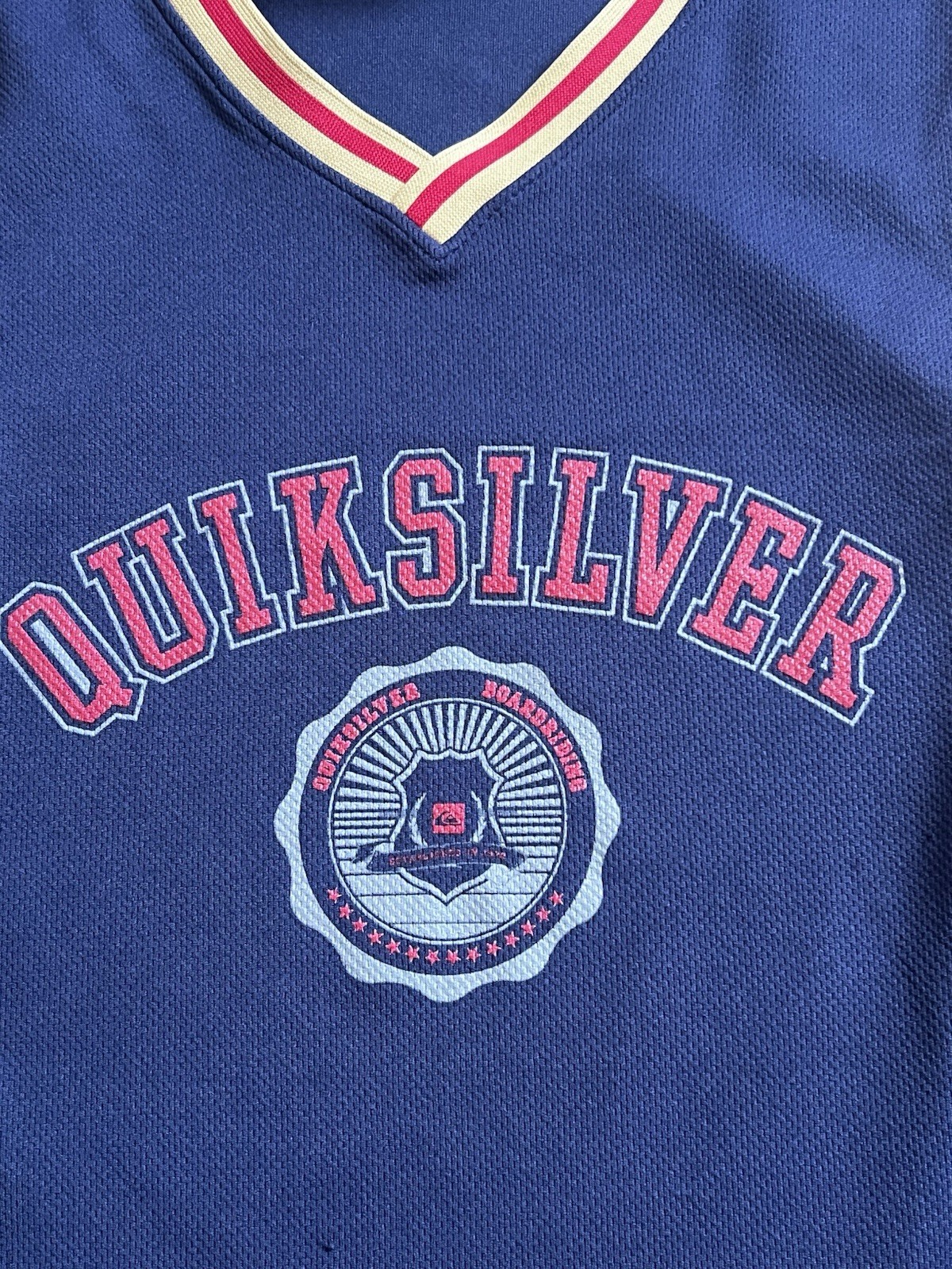 Quiksilver Men's L Basketball Jersey 90s Y2K Vintage, Made in USA gallery
