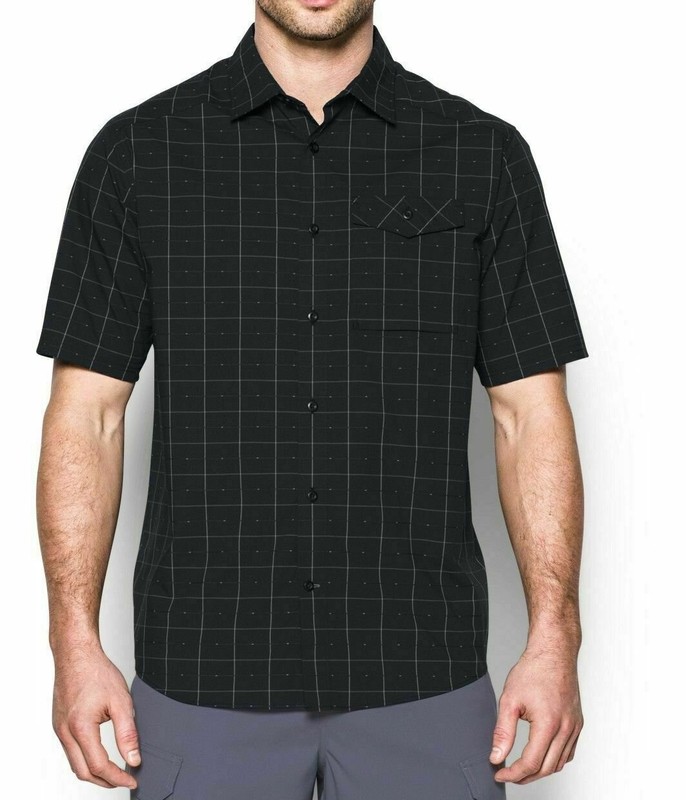 🔥Under Armour UA Backwater S/S Mens Shirt Black STYLE #1290762-001 SMALL $74.99 gallery