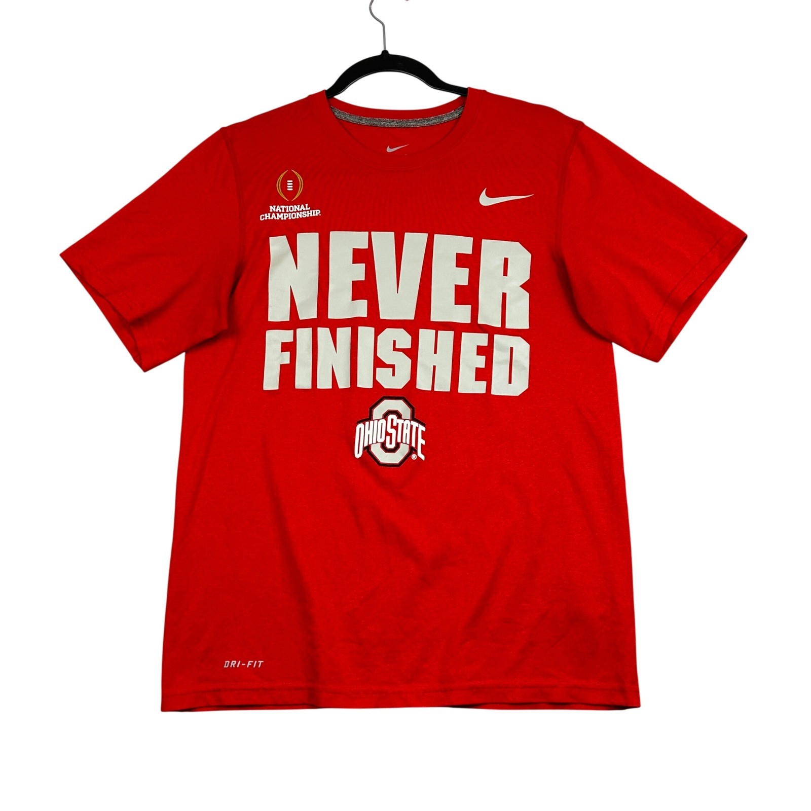 Ohio State Nike Dri-FIT T-Shirt Mens Large Red Polyester gallery