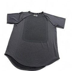 PUMA Men’s Performance perforated Shirt gray Sz L excellent pre owned