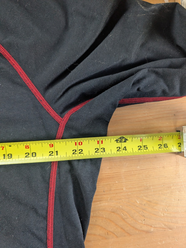 REI 1/2 Half Zip Base Layer XL Black Polyester Lycra Hiking 2013 gallery