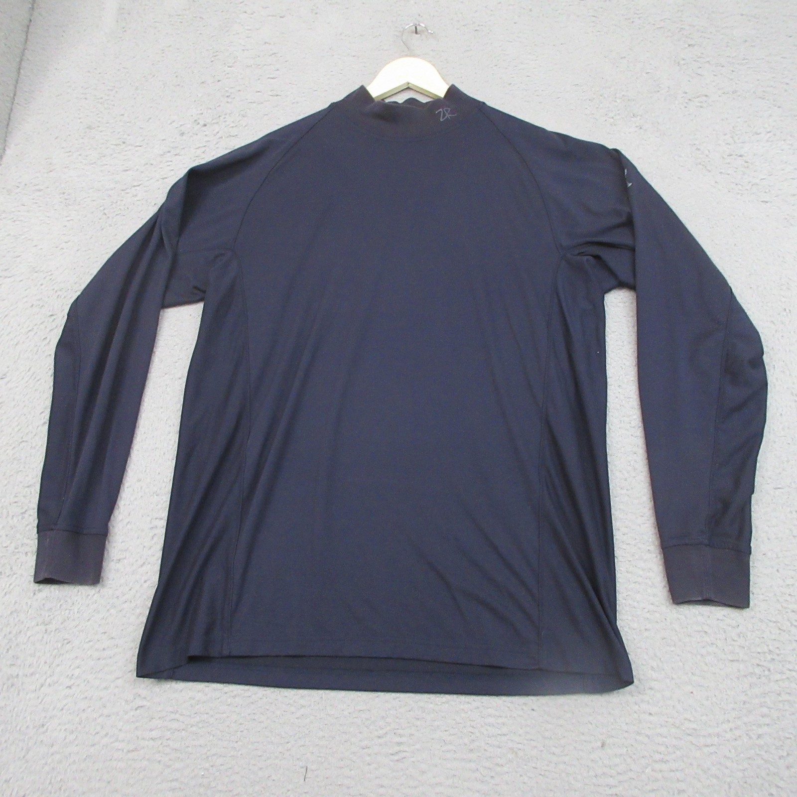 Zero Restriction T400 Mock Pullover Shirt Mens XL Blue Golf Stretch Performance gallery