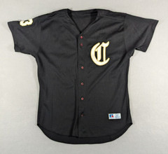 Vintage Russell Athletic Jersey Unisex Size 50 XL Black Made In USA Baseball 90s