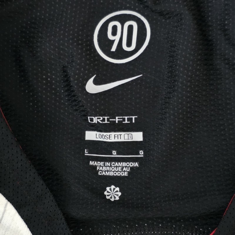 Nike Total 90 Dri-Fit Soccer Jersey White Loose-Fit Men's Sz Large HV1178-133 gallery